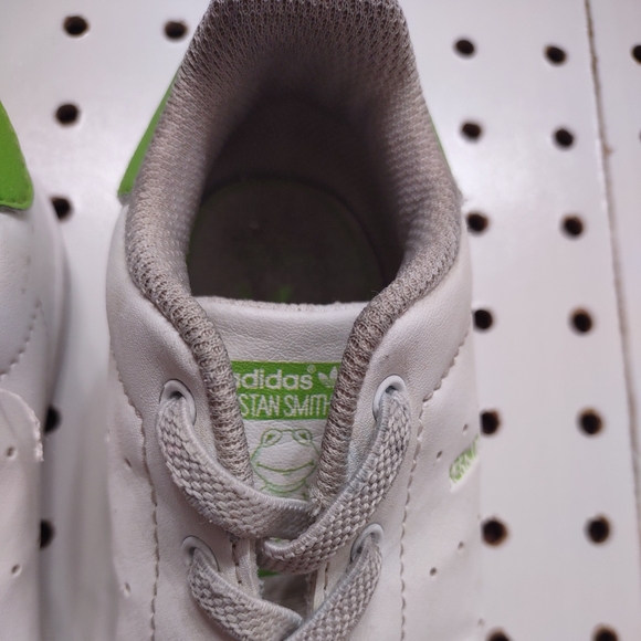 Adidas Stan Smith Kermit Sneakers, Size Kids 10 - Picture 8 of 11